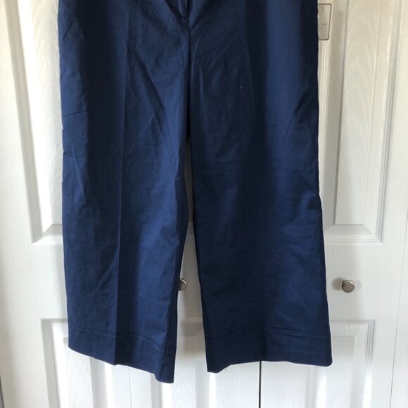 4/$25 Laundry by Shelli Segal Blue Cropped Dress Pants - Picture 6 of 8
